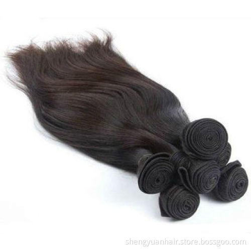 Fashionable Brazilian Virgin Hair Weave, Straight Style, Natural Color